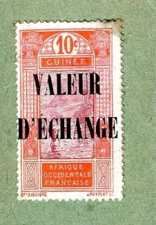 Guinea 10 Centimes, 1920 obverse
