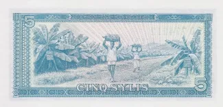 Guinea 5 Sylis, 1980 reverse