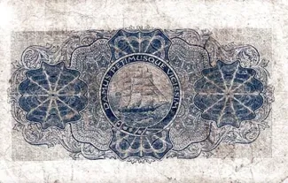 Guyana 2 Dollars, 1916-1918 reverse