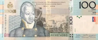 Haiti 100 Gourdes, 2004-2023 P-275 obverse