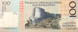 Haiti 100 Gourdes, 2004-2023 P-275 reverse