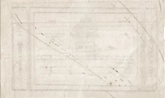 Haiti 10 Gourdes, 1827 reverse