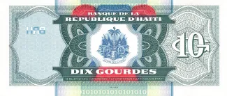 Haiti 10 Gourdes, 2000-2004 reverse