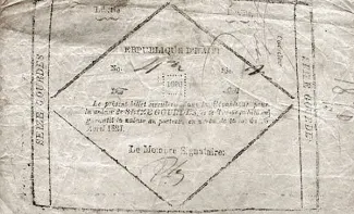 Haiti 16 Gourdes, 1827-1927 obverse