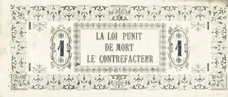 Haiti 1 Gourde, 1915 reverse