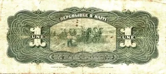 Haiti 1 Gourde, 1919 reverse