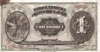 Haiti 1 Gourde, 1920-1924 obverse