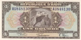 Haiti 1 Gourde, 1951-1964 obverse