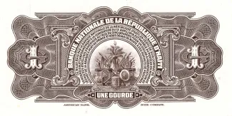 Haiti 1 Gourde, 1964 reverse