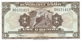 Haiti 1 Gourde, 1967 obverse