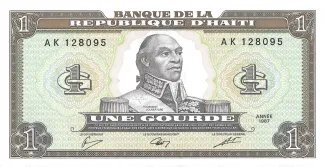 Haiti 1 Gourde, 1986-1988 obverse