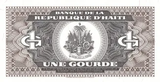 Haiti 1 Gourde, 1989 reverse
