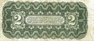 Haiti 2 Gourdes, 1887 reverse