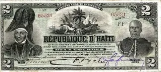 Haiti 2 Gourdes, 1903 P-111 obverse