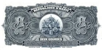 Haiti 2 Gourdes, 1935-1942 reverse