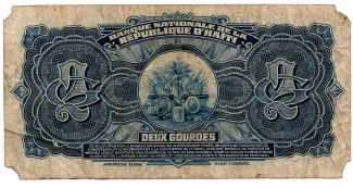Haiti 2 Gourdes, 1946-1950 reverse