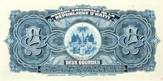 Haiti 2 Gourdes, 1971 reverse
