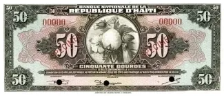 Haiti 50 Gourdes, 1951-1964 obverse