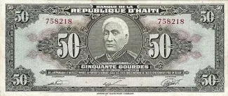 Haiti 50 Gourdes, 1980-1982 obverse
