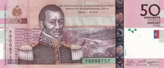 Haiti 50 Gourdes, 2004-2019 P-274 obverse