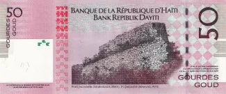 Haiti 50 Gourdes, 2004-2019 P-274 reverse