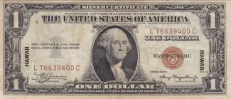 Hawaii 1 Dollar, 1935 P-36 obverse