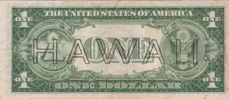Hawaii 1 Dollar, 1935 P-36 reverse