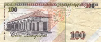 Honduras 100 Lempiras, 1994-2008 reverse