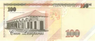 Honduras 100 Lempiras, 2012-2019 reverse