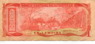 Honduras 1 Lempira, 1974 reverse