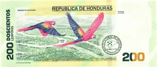 Honduras 200 Lempiras, 2019 reverse