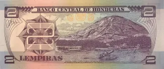 Honduras 2 Lempiras, 2008-2010 reverse