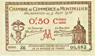 Hrault, Department of 50 Centimes, 1915 image