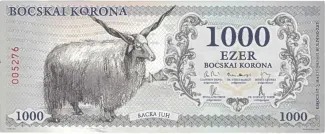 Hungary 1,000 Bocskai, 2017 obverse