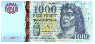 Hungary 1.000 Forint, 2005-2008 obverse