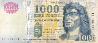Hungary 1.000 Forint, 2009-2015 obverse