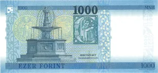 Hungary 1.000 Forint, 2017-2025 reverse