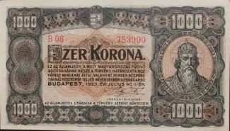 Hungary 1.000 Korona, 1923 image
