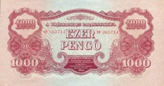 Hungary 1.000 Pengő, 1944 obverse