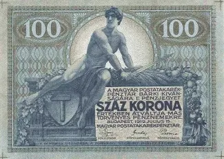 Hungary 100 Koron, 1919 P-39 obverse