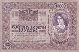 Hungary 10.000 Korona, 1920 reverse