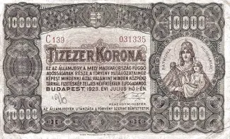 Hungary 10.000 Korona, 1923 image