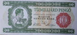 Hungary 10.000.000.000 Pengő, 1946 obverse