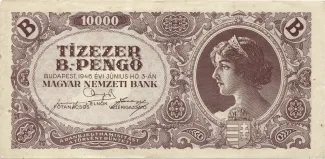 Hungary 10.000 B.‑pengő, 1946 obverse