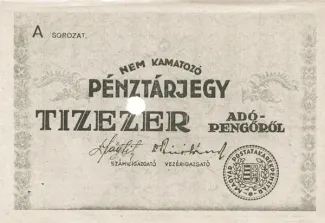 Hungary 10.000 Adopengo, 1946 obverse