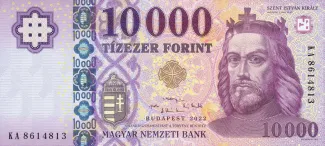 Hungary 10.000 Forint, 2014-2024 obverse