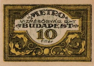 Hungarian notgeld 10 Fillér,  reverse