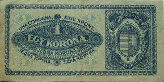 Hungary 1 Korona, 1920 reverse
