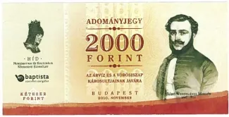 Hungary 2,000 Forint, 2010 obverse