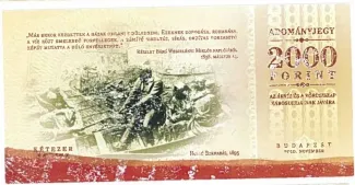Hungary 2,000 Forint, 2010 reverse